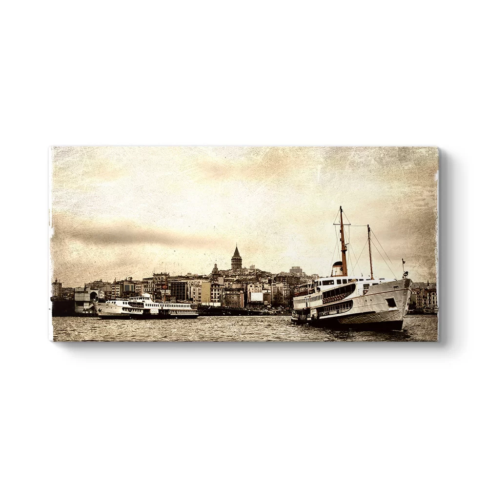 Galata Vapur Tablosu - Model 5